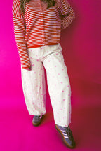 Rosie Polka Dot Barrel Jean