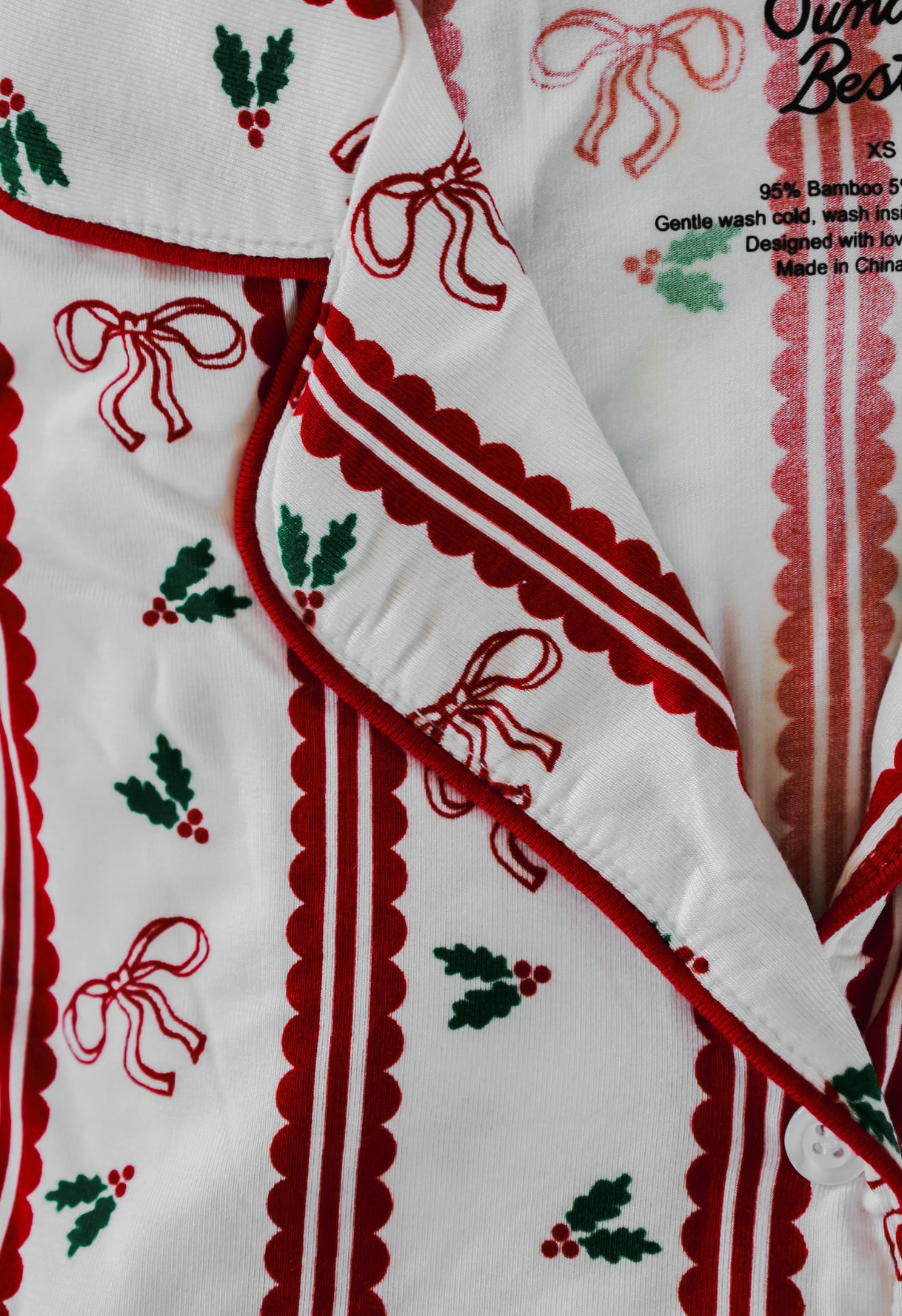 Holly Berry + Bows Women's Set