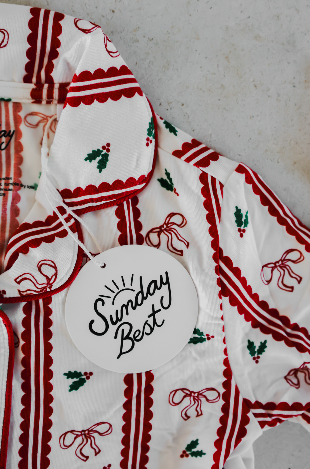 Holly Berry + Bows Two Piece Set