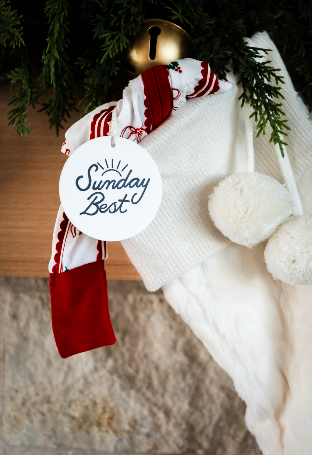 Holly Berry + Bows Zipper Romper