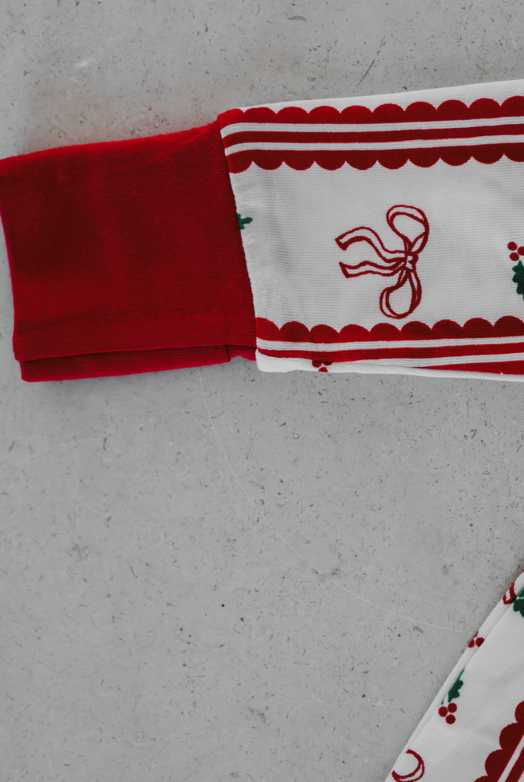 Holly Berry + Bows Zipper Romper