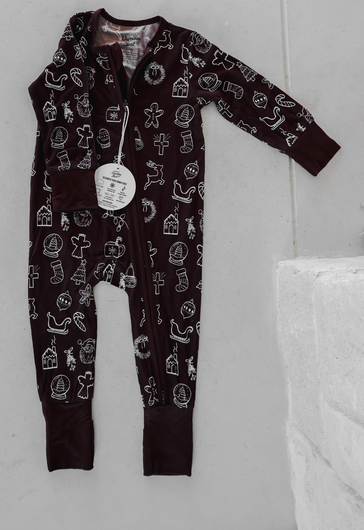 Cocoa + Cookies Zipper Romper