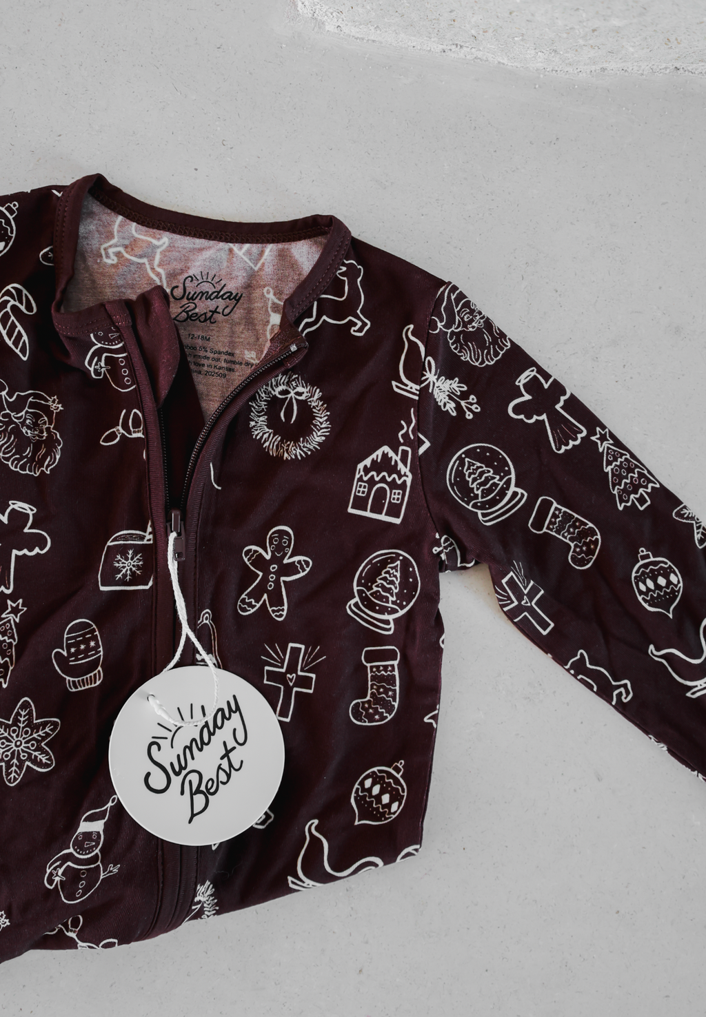 Cocoa + Cookies Zipper Romper