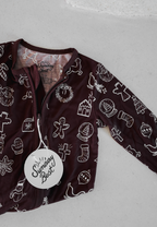 Cocoa + Cookies Zipper Romper