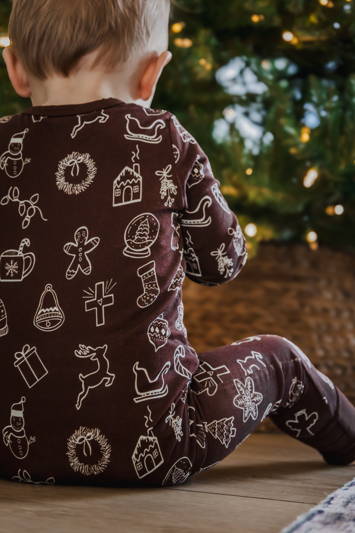 Cocoa + Cookies Zipper Romper