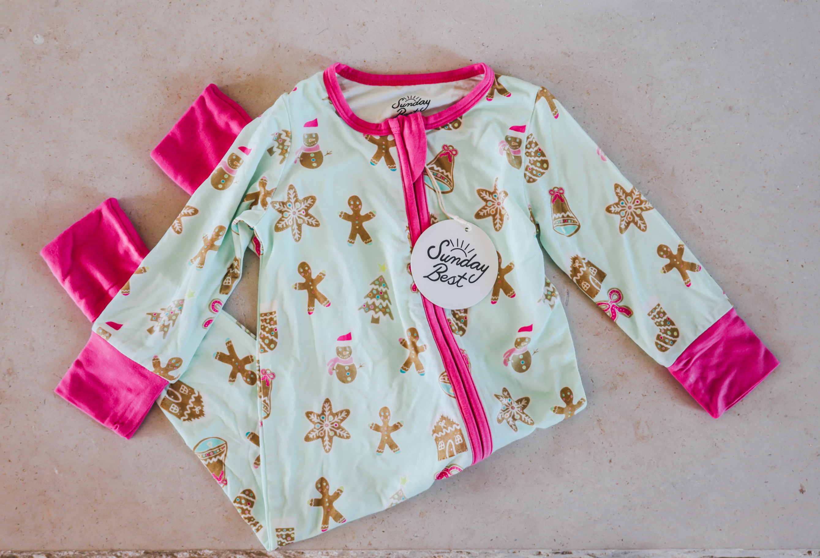 Baking Spirits Bright Zipper Romper